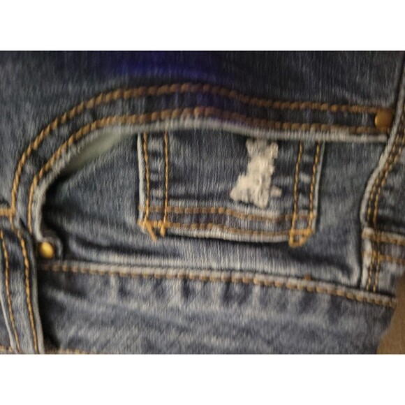 Capei Jean's With Rhinestones On Leg - Picture 5 of 7